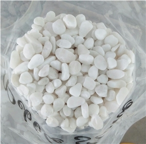 White Marble Chip Stone Pebbles Tumbled