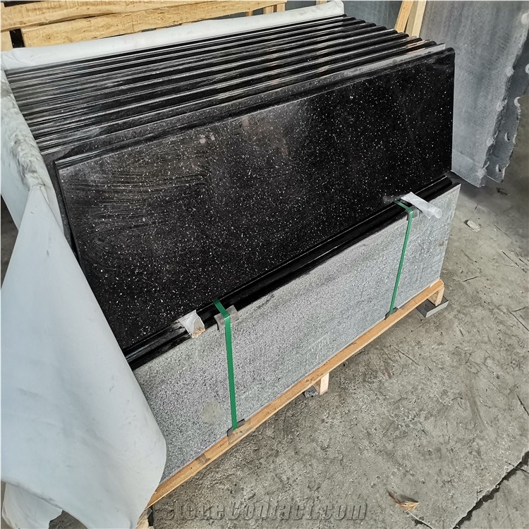 Black Galaxy Granite Slabs