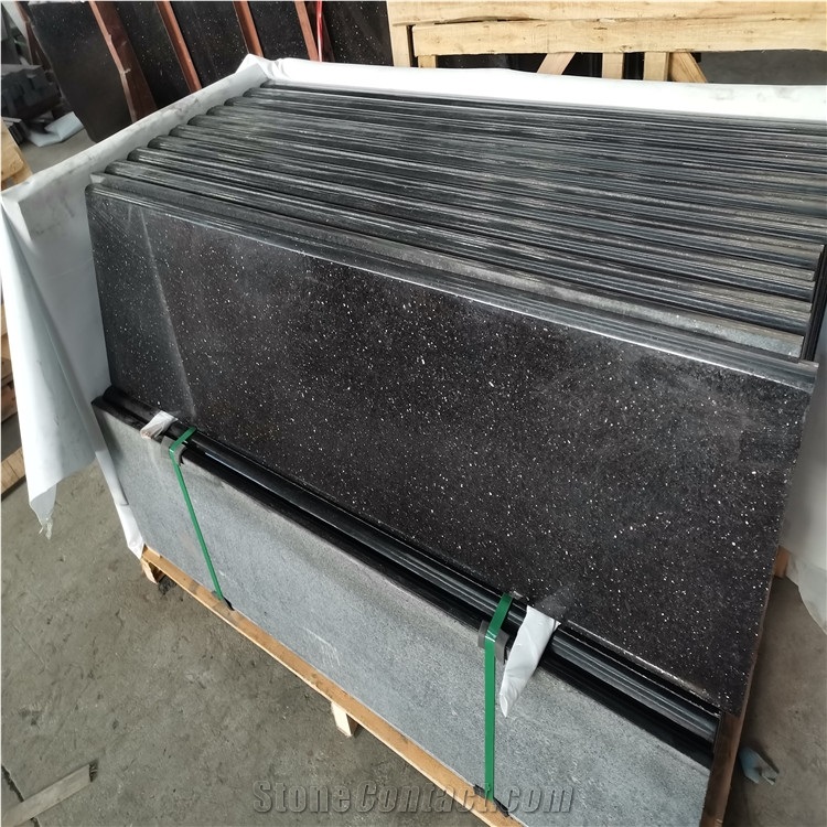 Black Galaxy Granite Slabs