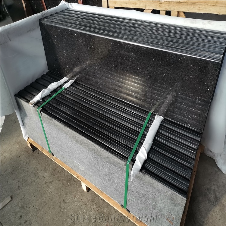 Black Galaxy Granite Slabs
