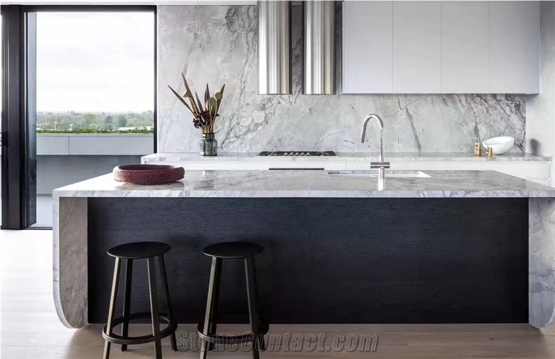 Calacatta Grey Super White Quartzite Countertop