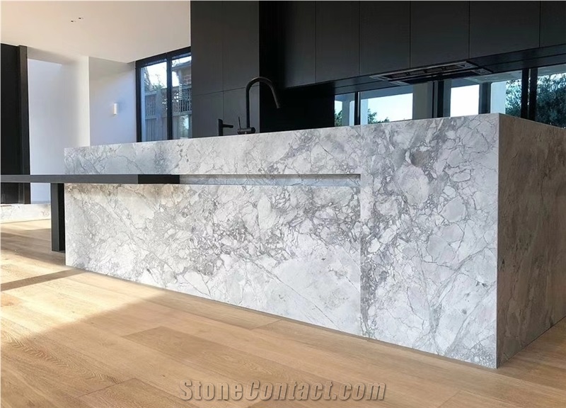 Calacatta Grey Super White Quartzite Countertop