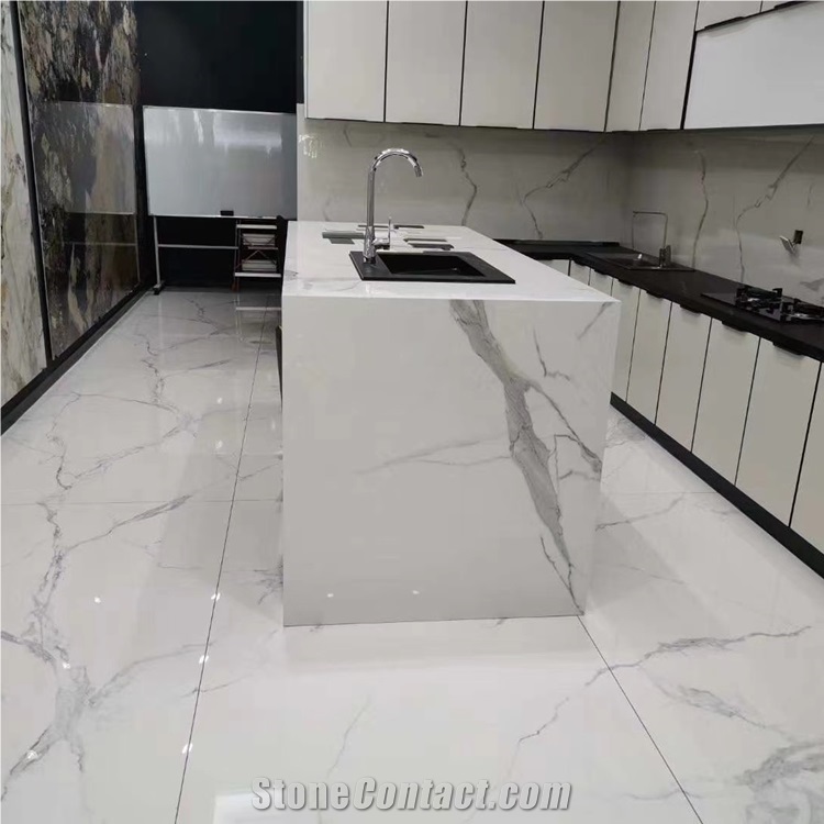 Calacatta White Sintered Stone Sink