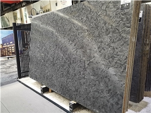 Luxury Brushed Matrix Black Granite Slabs Price