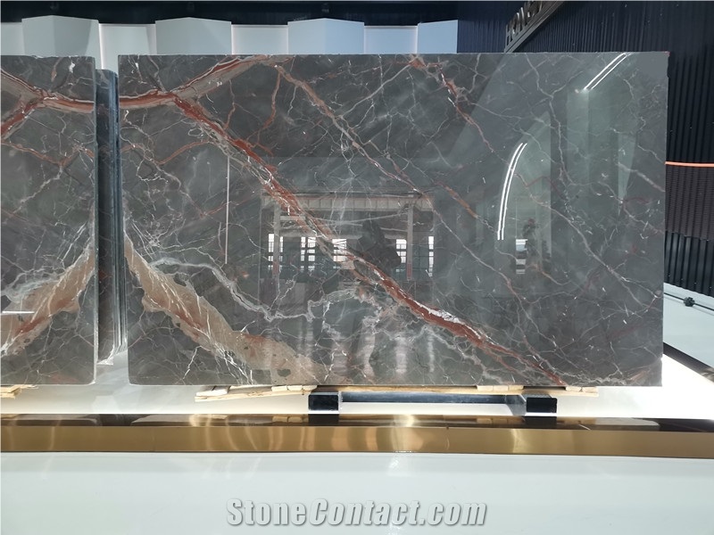 Natuarl Ombra Di Caravaggio Marble Slabs for Decor