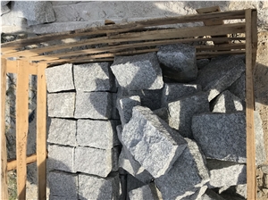 Cheap Grey Cube Stone Pavers Cobblestone