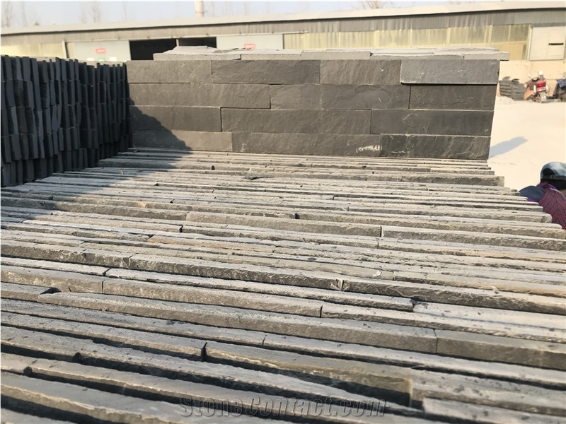 Wall Cladding by Cultured Slate Veneer