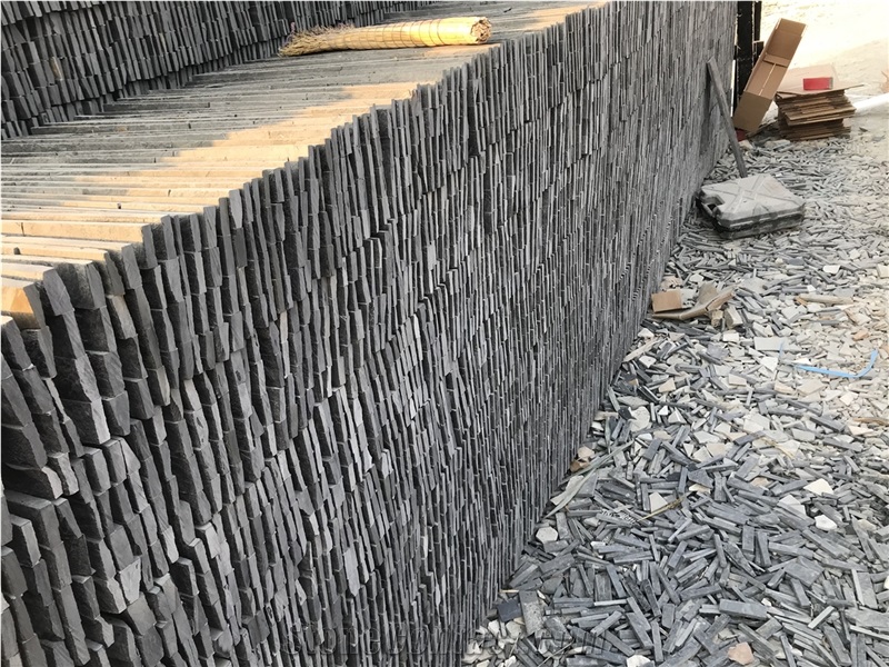 Wall Cladding by Cultured Slate Veneer