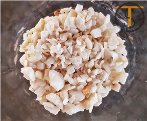 Beige / Cream Marble Crushed Stone
