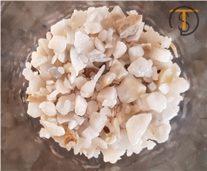 Beige / Cream Marble Crushed Stone