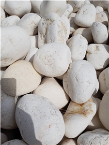 White Marble Pebble, Gravel, Crushed Stone