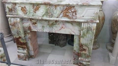 Galala Marble Fireplace