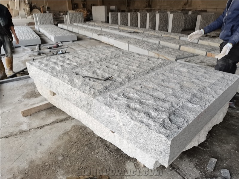 Hubei Sesame White Split Face Mushroom Stone