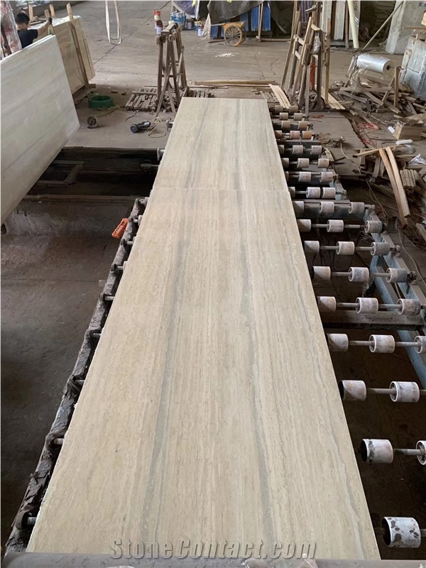 Italy Travertino Romano Silver Fosse Travertine