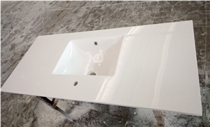 Cultured Marble Bath Vanity Tops Integral Sinks
