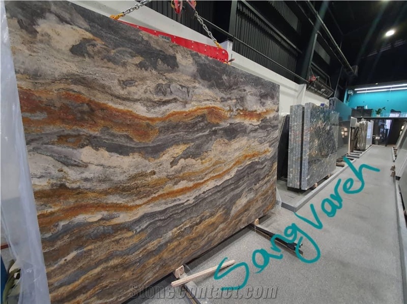 Golden Grey Travertine