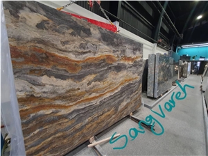 Golden Grey Travertine