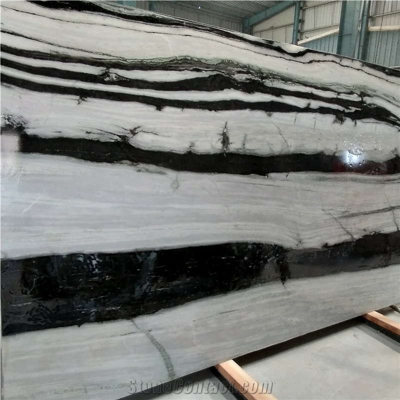 Panda White Marble Slabs