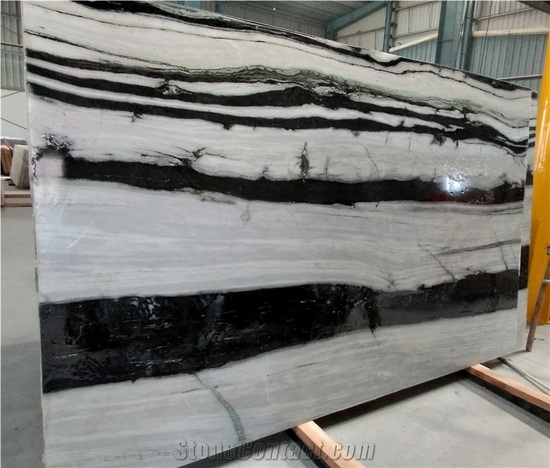 Panda White Marble Slabs