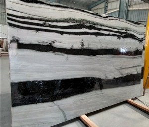 Panda White Marble Slabs