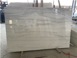 Veiny White Marble Slab Polished