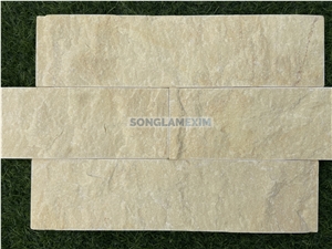 Yellow Marble Split Face Cladding Stone