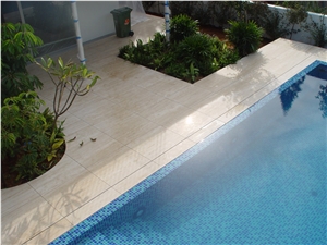 Travertine Pool Coping, Pool Deck Pavers