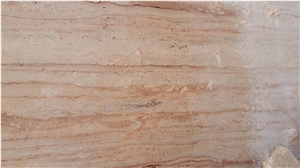 Paradise Pink Travertine Block From Zarei Travertine Quarry