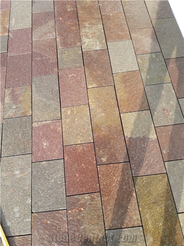Porfido Italian Porphyry Tiles Sawn Edges