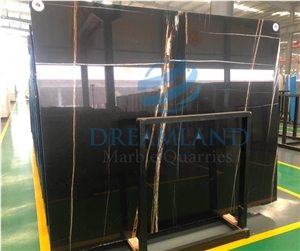 Black Aziza Marble Blocks, Black Sahara Marble Blocks