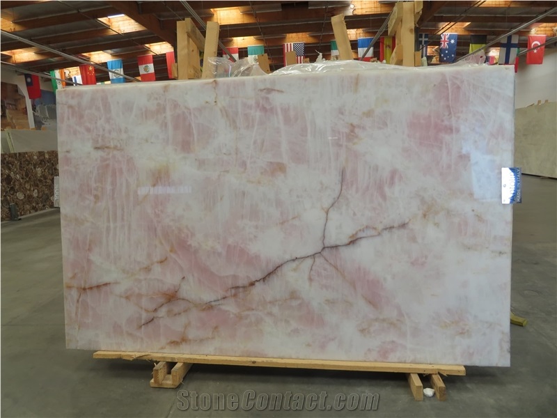 Antolini Cristallo Rosa Quartzite Slab