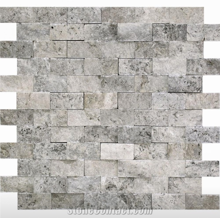 Silver Ledger Panel 6" 24" Split Face