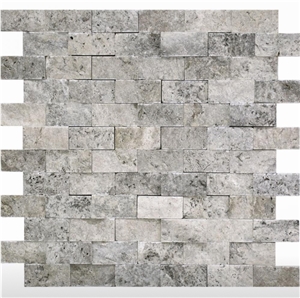 Silver Ledger Panel 6" 24" Split Face