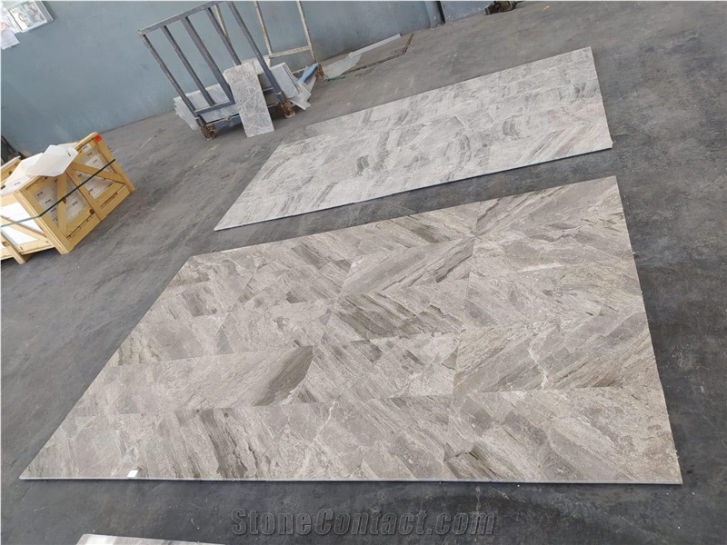 Artemis Silver Grey Marble Blocks