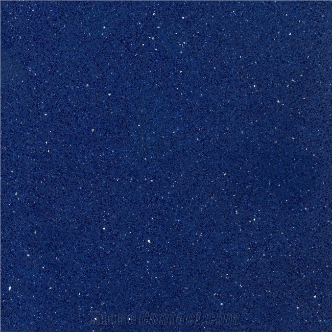 Sparkle Blue Quartz Slabs