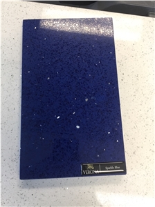 Sparkle Blue Quartz Slabs