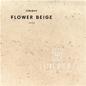 Flower Beige Limestone Tiles, Slabs, Moleanos Beige Limestone