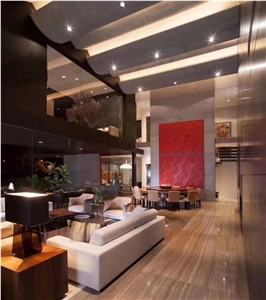 Athens Wooden Marble Slabs Project Design