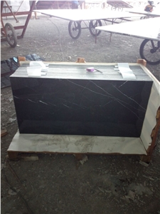 Black Marble Nero Maquina Tiles, Marble Slabs