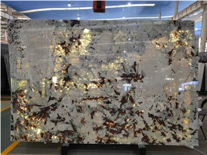 Brazil Snow Mountain Silver Fox Granite Slabs&Tile