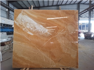 China Luxury Yellow Golden Rosin Jade Onyx Slabs