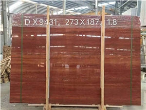 Exterior Soltan Iran Red Travertine Slabs