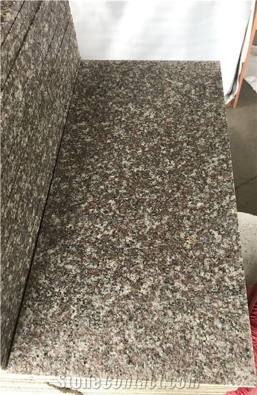 Flamed G664 Rosa Beta Granite Slabs And Tiles