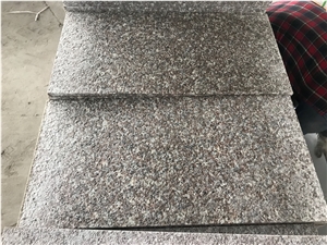 Flamed G664 Rosa Beta Granite Slabs And Tiles
