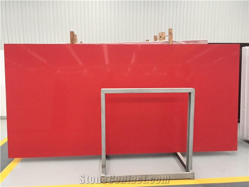 Galaxy Red Quartz Slabs&Tiles