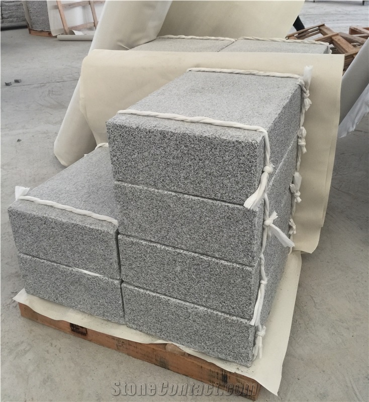 Grey Granite Kerbstone, G603 All Sides Flamed