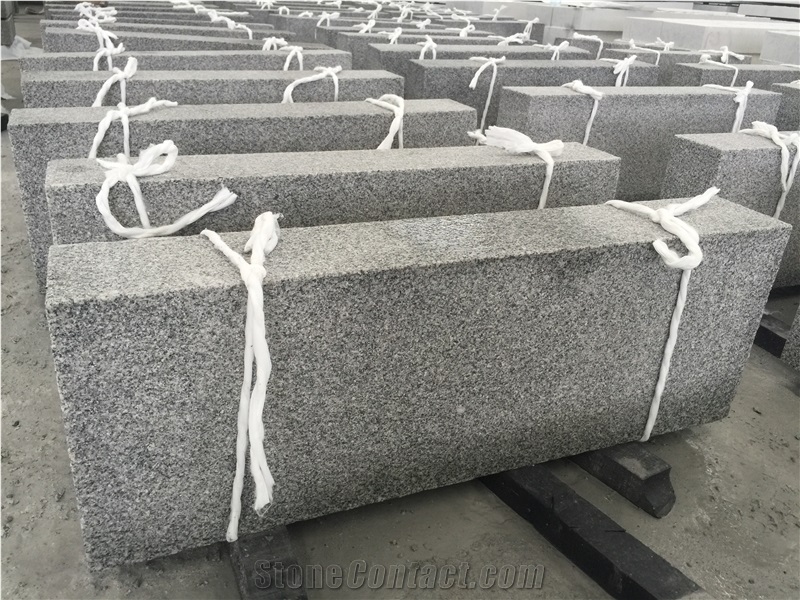 Grey Granite Kerbstone, G603 All Sides Flamed