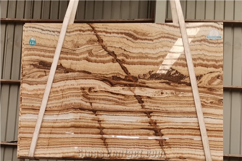 Luxury England Onyx Slabs for Project Cases