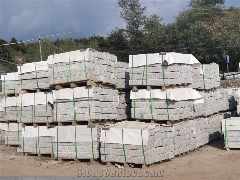 New G603 Curbstone, Road Paving Grey Granite Stone