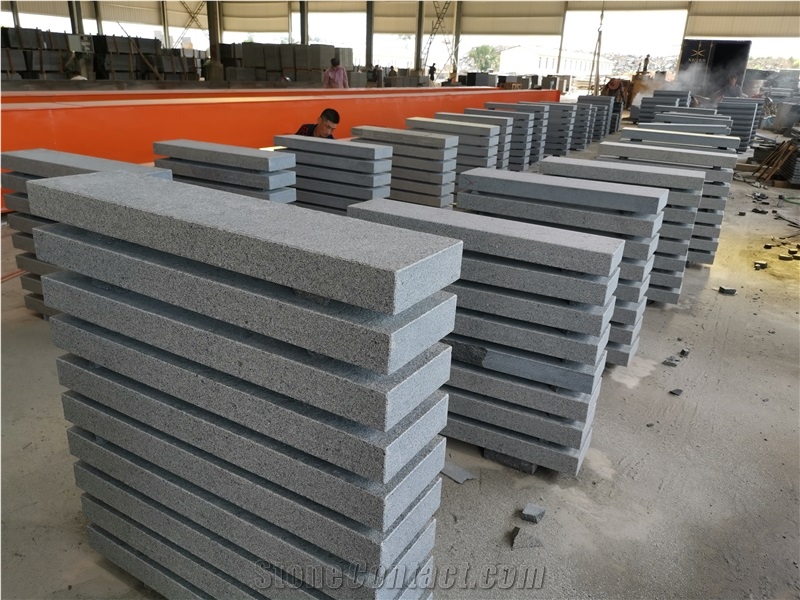 Hainan G654 Black Granite Kerbstone